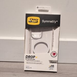 OtterBox Symmetry+ iPhone 13 Case - Clear White